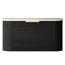 Bondi Wall Hung Single Vanity with Pure White Countertop